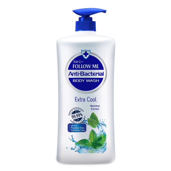 FOLLOW ME ANTI-BACTERIAL
BODY WASH EXTRA COOL 1 LI