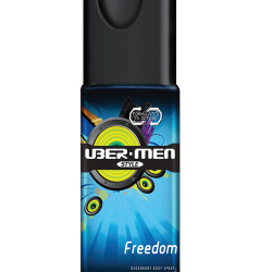 UBERMAN DEODORANT BODY SPRAY FREEDOM 125ML UBERMAN DEODORANT BODY SPRAY FREEDOM 125ML