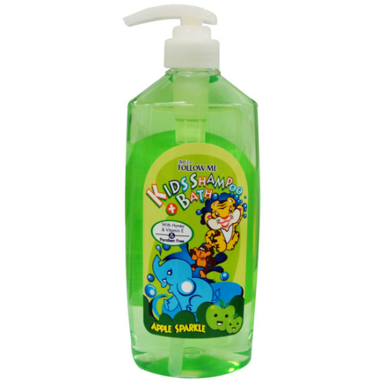 FOLLOW ME KIDS SHAMPOO + BATH (APPLE SPARKLE) 800M