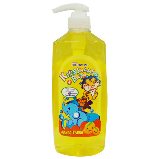 FOLLOW ME KIDS SHAMPOO & BATH - MANGO TANGO 800ML