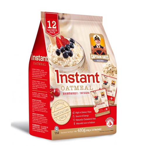 CAPTAIN INSTANT OATS (SACHETS) 40GM*12