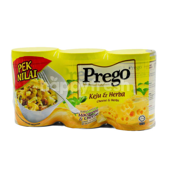 PREGO CHEESE & HERBS MULTIPACK 290G*3