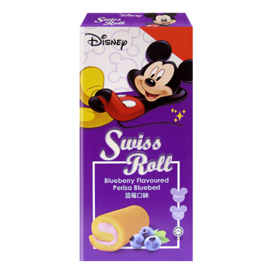 DISNEY SWISS ROLL BLUEBERRY 20GM*6