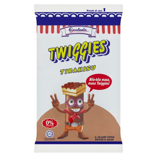 GARDENIA TWIGGIES TIRAMISU 80GM