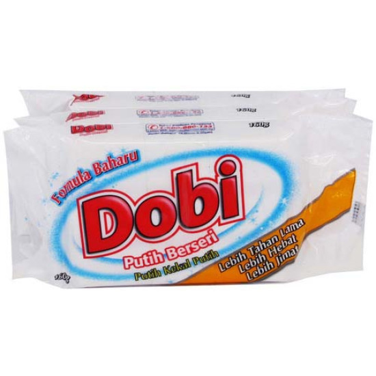 DOBI BAR (WHITE) 160GM*3'S