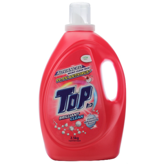 TOP LIQUID DETERGENT - RED BRILLIANT CLEAN 2.5KG