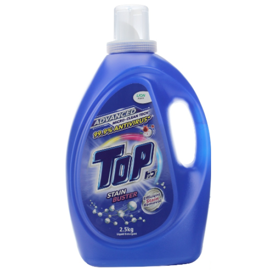 TOP LIQUID DETERGENT - BLUE STAIN BUSTER 2.5KG