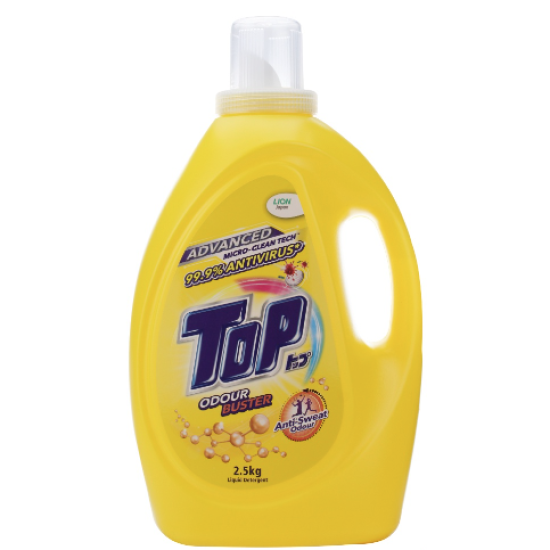 TOP LIQUID DETERGENT - YELLOW ODOUR BUSTER 2.5KG