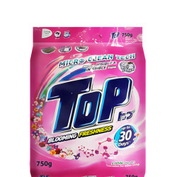 TOP DETERGENT POWDER - BLOOMING FRESH 750GM TOP DETERGENT POWDER - BLOOMING FRESH 750GM