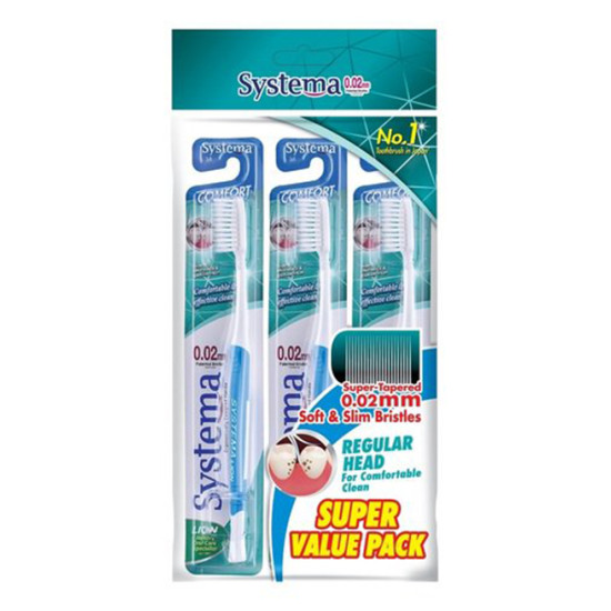 SYSTEMA TOOTHBRUSH (SUPER VALUE PACK) COMFORT 3S