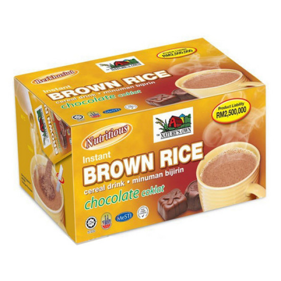 NATURE'S OWN INSTANT BROWN RICE CEREAL CHOCOLATE 3