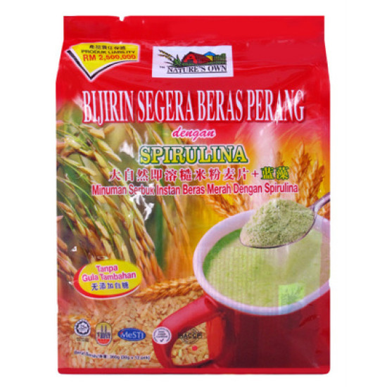 NATURE'S OWN INSTANT BROWN RICE CEREAL WITH SPIRUL