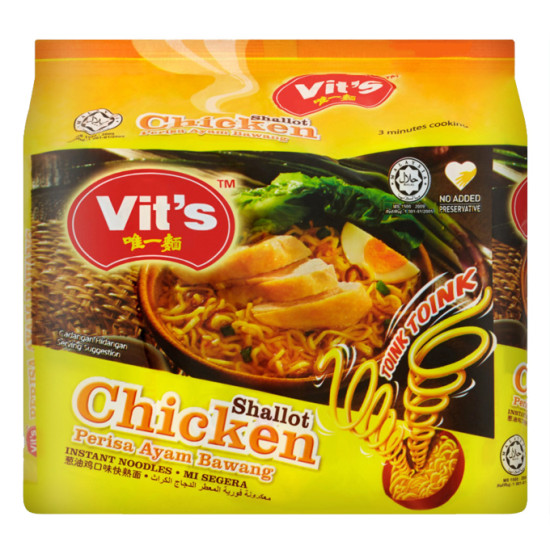 VIT'S SHALLOT CHICKEN NOODLE 78GM*5