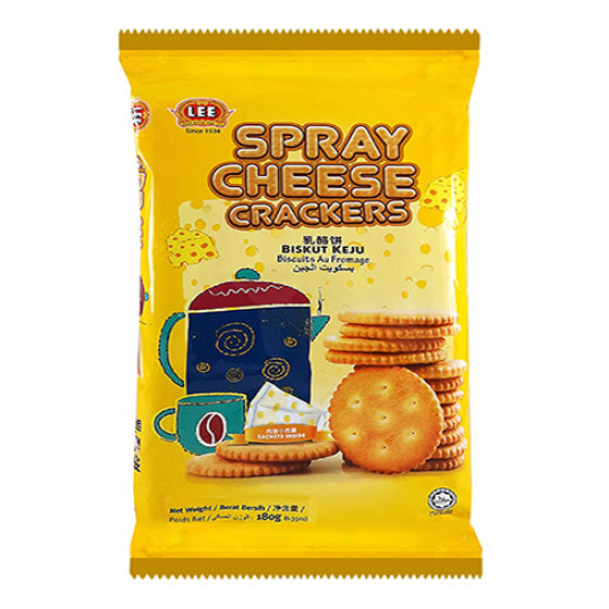 LEE SPRAY CHEESE CRACKER 110GM