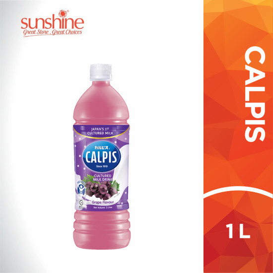 CALPIS CULTURED MILK GRAPE 1L