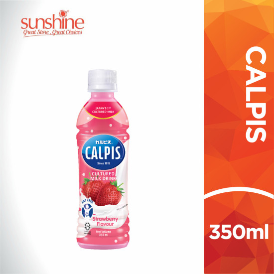 CALPIS CULTURED MILK STRAWBERRY 350ML