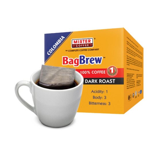 MISTER COFFEE BAGBREW 100% COFFEE ( D COLOMBIA)