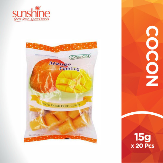 COCON FRUIT C.PUDDING - MANGO 15GM*20