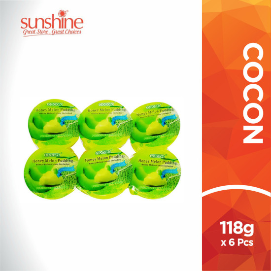 COCON FRUIT C.PUDDING - HONEY MELON 118GM