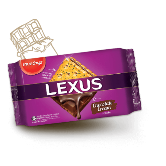 MUNCHY'S LEXUS CHOCOLATE SANDWICH 190GM