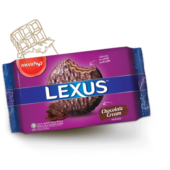 MUNCHY'S LEXUS CHOCO COATED 200GM