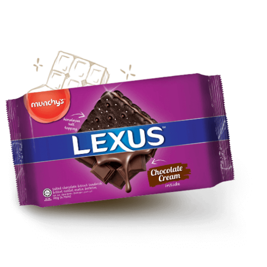 MUNCHY'S LEXUS SALTED CHOCOLATE 190GM