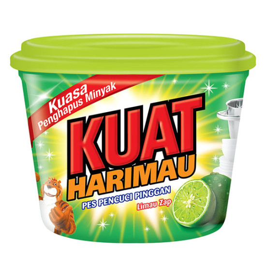 KUAT HARIMAU DISHWASH PASTE LIME 750G