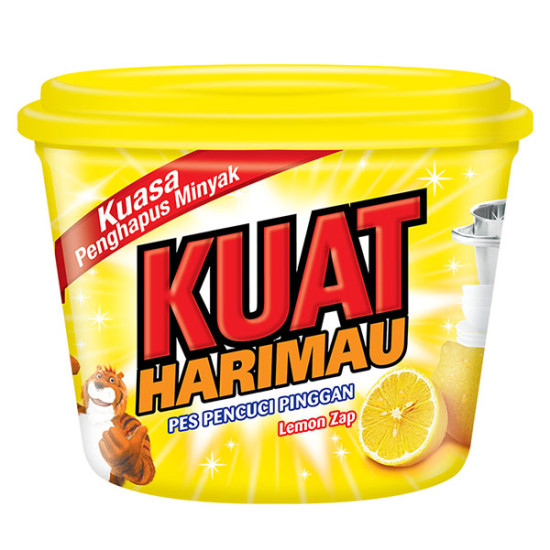 KUAT HARIMAU DISHWASH PASTE LEMON 750G