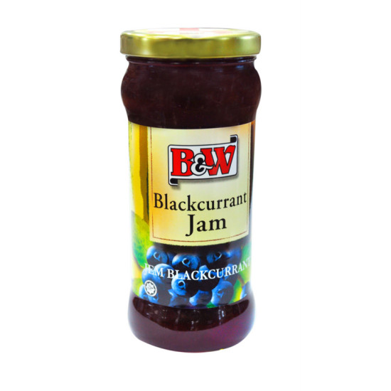 B&W BLACKCURRANT JAM 440GM