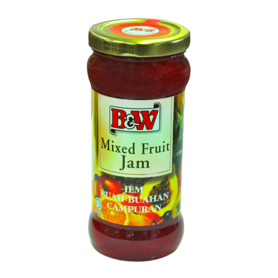 B&W MIX FRUIT JAM 440GM