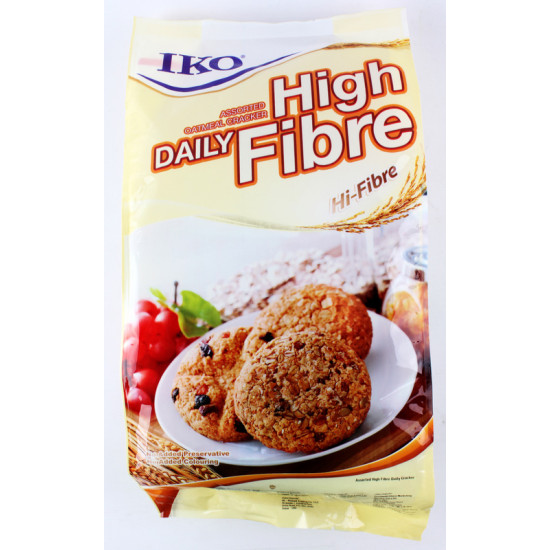 IKO ASSORTED HIGH FIBRE CRACKER 380GM