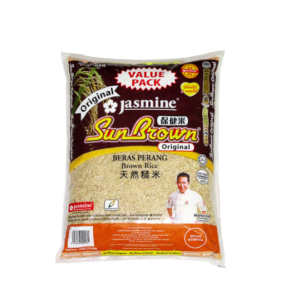 JASMINE SUNBROWN ORIGINAL RICE 5KG