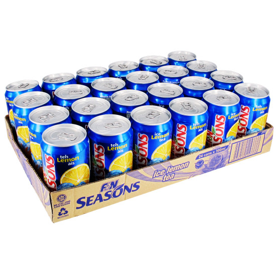 F&N SEASONS ICE LEMON TEA 300ML*24