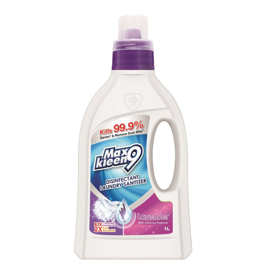 MAXKLEEN 9 LAUNDRY SANITIZER LAVENDER 1 LIT