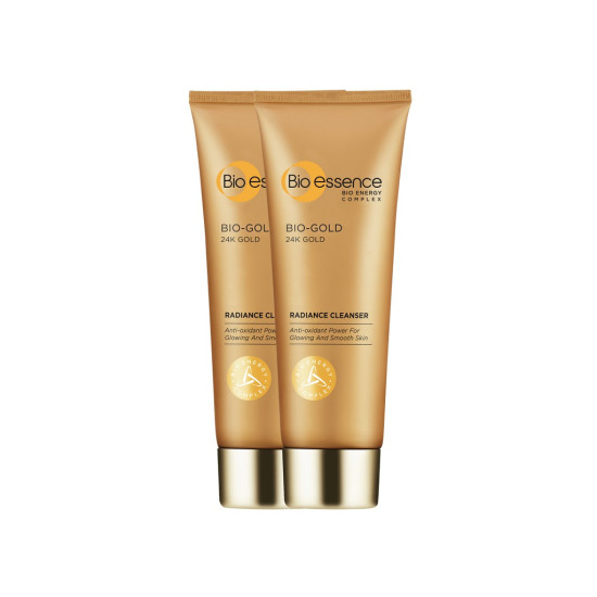 BIO ESSENSE 24K RADIANCE CLEANSER (TWIN PACK) 100g