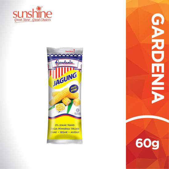 GARDENIA CREAM ROLL JAGUNG 60GM