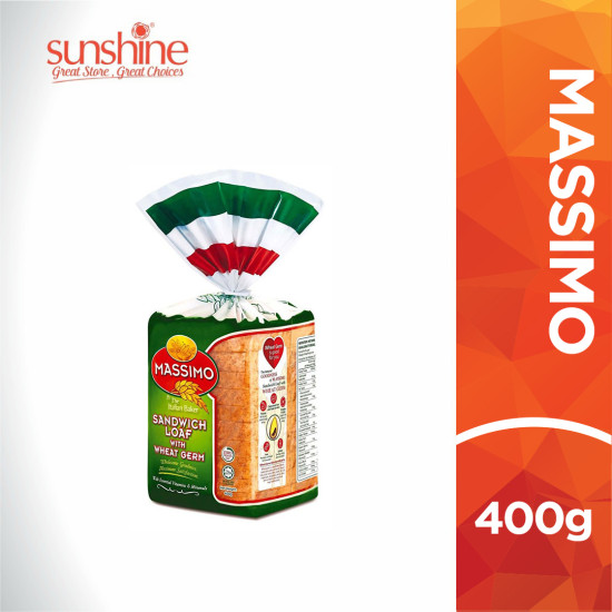 MASSIMO SANDWICH WHEAT GERM 400GM