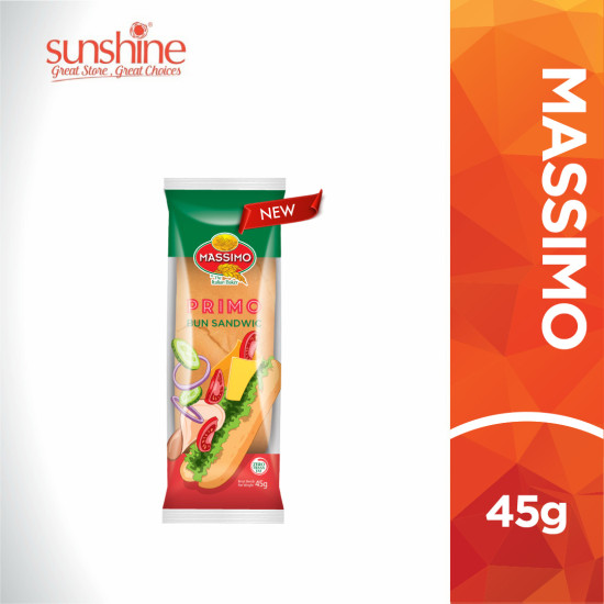 MASSIMO PRIMO SANDWICH BUN 45GM