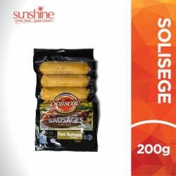 SOLISEGE PORK BBQ SAUSAGE 200GM SOLISEGE PORK BBQ SAUSAGE 200GM