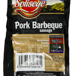 SOLISEGE PORK BBQ SAUSAGE 200GM SOLISEGE PORK BBQ SAUSAGE 200GM