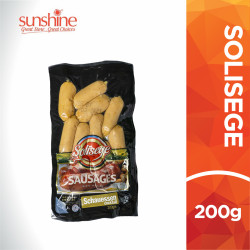SOLISEGE SCHAUESSEN COCKTAIL SAUSAGE 200GM SOLISEGE SCHAUESSEN COCKTAIL SAUSAGE 200GM