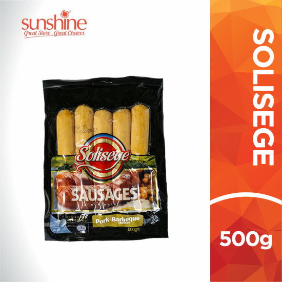 SOLISEGE PORK BBQ SAUSAGE 500GM