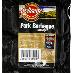 SOLISEGE PORK BBQ SAUSAGE 500GM SOLISEGE PORK BBQ SAUSAGE 500GM
