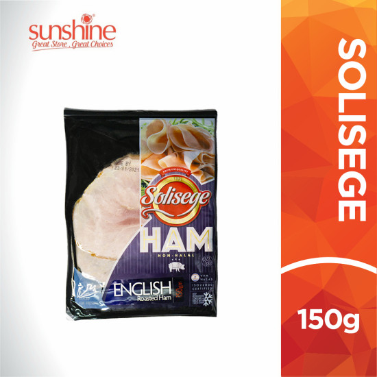 SOLISEGE ENGLISH ROASTED HAM 150GM