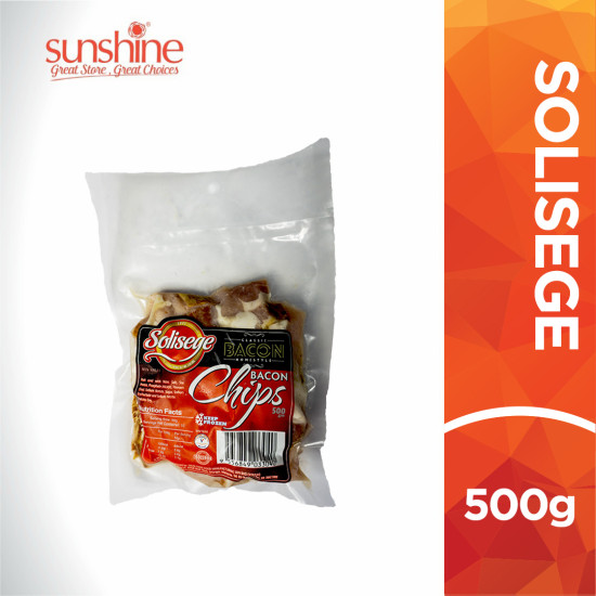 SOLISEGE BACON CHIPS 500GM