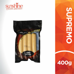 SUPREMO PORK JUMBO HOTDOG 400GM SUPREMO PORK JUMBO HOTDOG 400GM