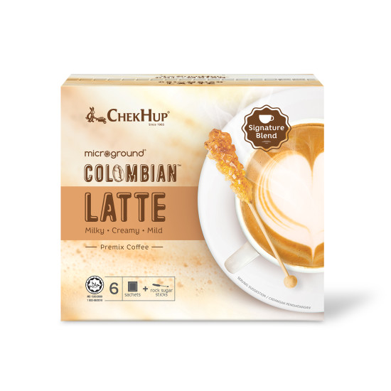 CHEK HUP MICROGROUND COLOMBIAN LATTE 23GM*6