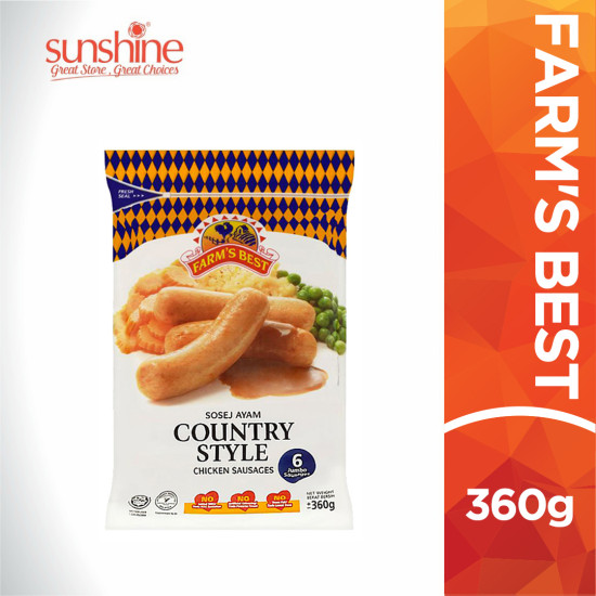 FARM'S BEST COUNTRY STYLE CHICKEN SAUSAGES 360G