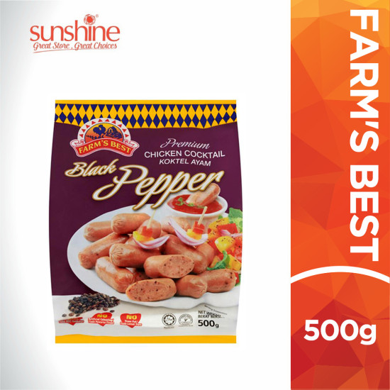 FARM'S BEST CHICKEN COCKTAIL BLACKPEPPER 500G