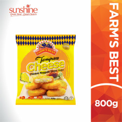 FARM'S BEST TEMPURA NUGGET CHEESE CHICKEN 800G FARM'S BEST TEMPURA NUGGET CHEESE CHICKEN 800G